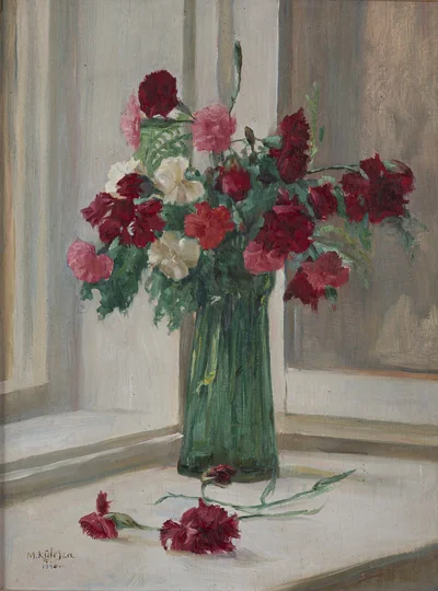 Bukiet goździków, Marian Kulesza