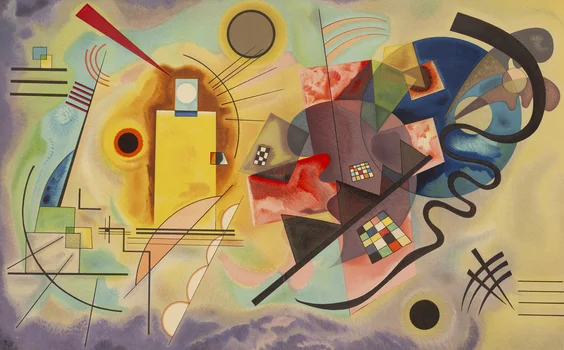  "Żółty - Czerwony - Niebieski", Wassily Kandinsky