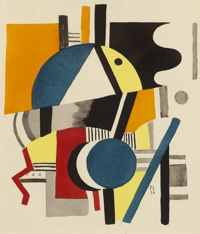 Kompozycja kubistyczna , Fernand Léger