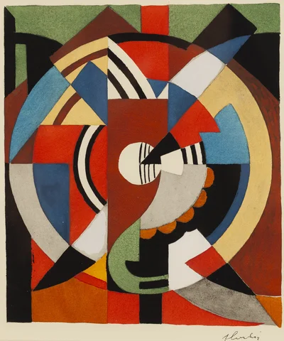 Kompozycja kubistyczna  , Auguste Herbin