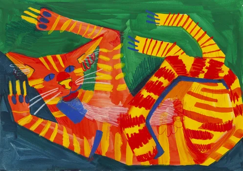"Rudy kocur", Emilia Piątek