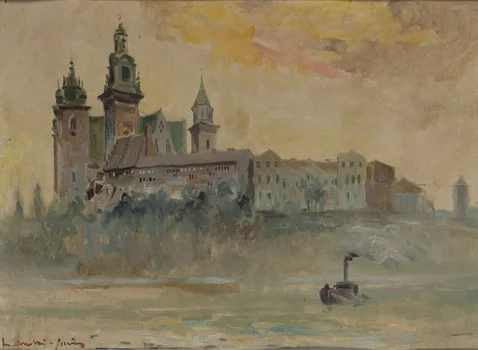 Widok na Wawel, Mieczysław Serwin-Oracki