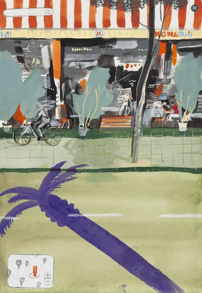 "Taedium przed pustą pamięcią", ilustracja dla czasopisma "Pismo", Artur Blusiewicz