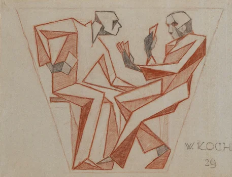 "Grający w karty", Władysław Koch