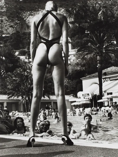 "Brigitte Nielsen, Monte Carlo Beach Hotel", Helmut Newton