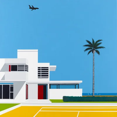 "The tennis player's villa", Jean-Claude Plewniak
