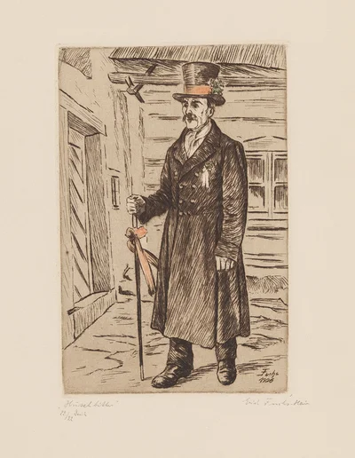 Potret mężczyzny, Erich Fuchs