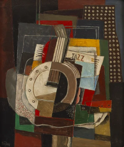 "Martwa natura z banjo" ("Nature morte au banjo"), Henryk Hayden