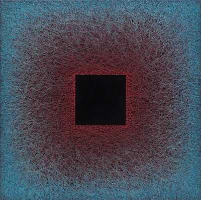 "WS SQ 05" z cyklu "Woven structures", Jakub Gasiecki