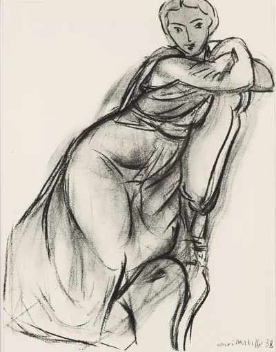 "Siedząca kobieta" ("Femme assise"), Henri Matisse