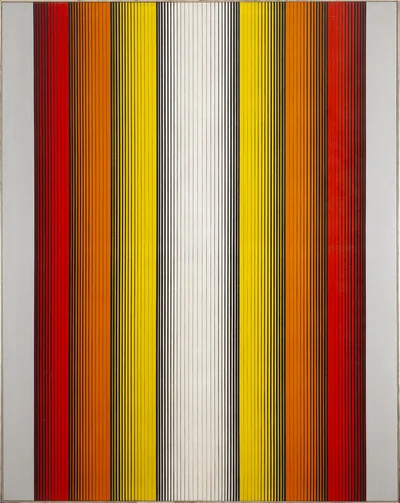 "D-156" (Vertical Red, Orange, Yellow), Tadasuke Kuwayama