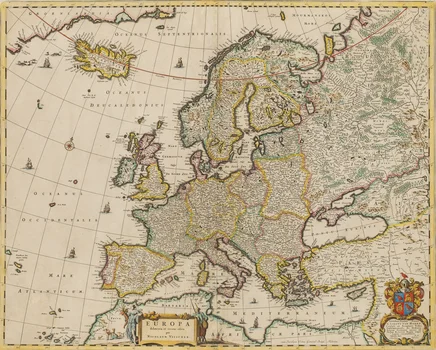 Europa ("Nova et accurata totius Europae descriptio"), Nicolaes Visscher