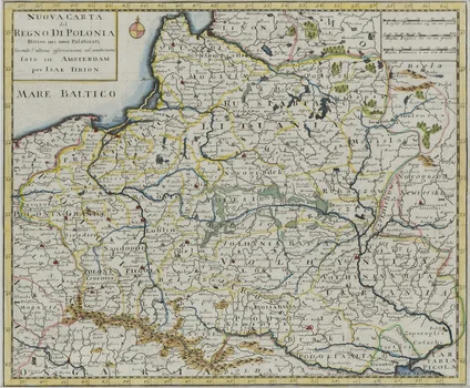 Mapa Polski, Isaak Tirion