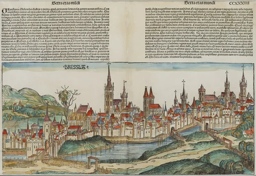 Widok Wrocławia ("Bressla"), Hartmann Schedel