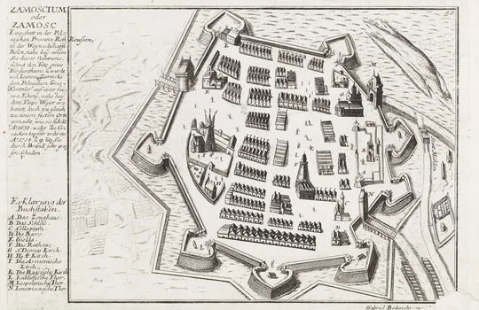 Zamość ("Zamoscium oder Zamosc"), Gabriel Bodenehr