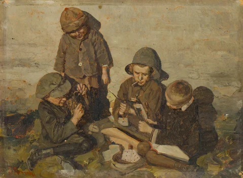 Gra w karty, František Mrázek