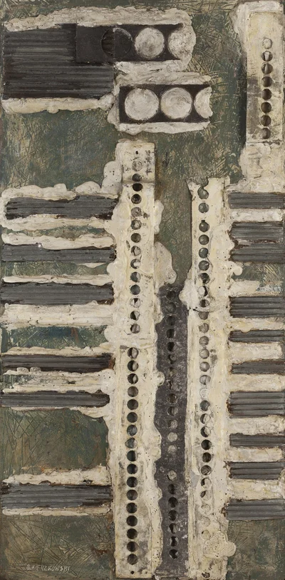 "Kompozycja fakturowa nr 241", Bronisław Kierzkowski