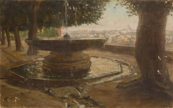 Fontanna na Monte Pincio w Rzymie, Felix Possart