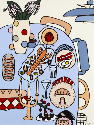 "Seafood table", Ewa Konstantynowicz-Goss
