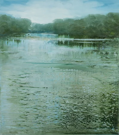 "Pejzaż wiślany CXXXVIII/138", Jagoda Kaczmarczyk-Hudzik