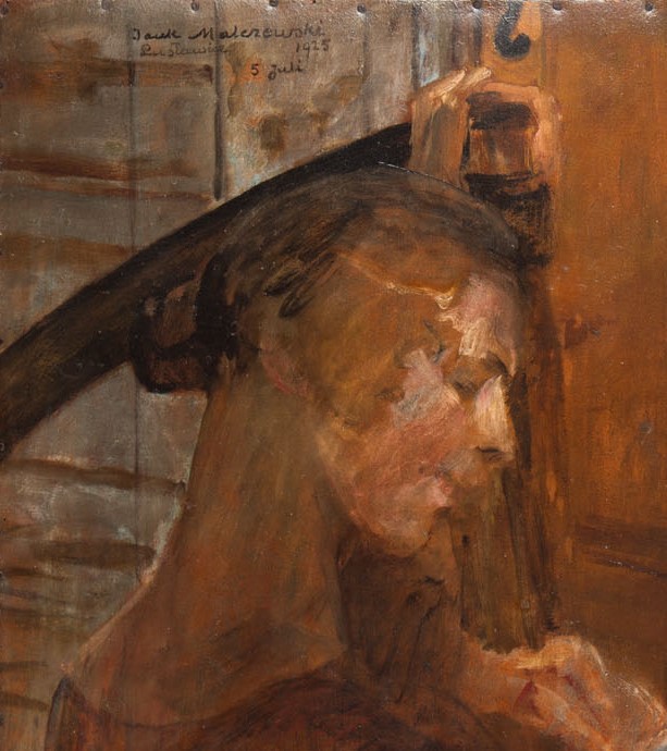 Jacek Malczewski, Portret Bronisława Preidla ze Śmiercią, 1925